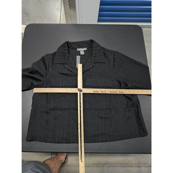 NWT Olivia & Martin Jacket/Shirt Women’s Large L Gray with Pockets Women's Large - Picture 4 of 4